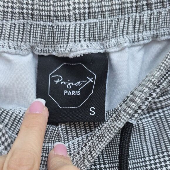 Project X Paris Gray Plaid Joggers - Picture 3 of 8